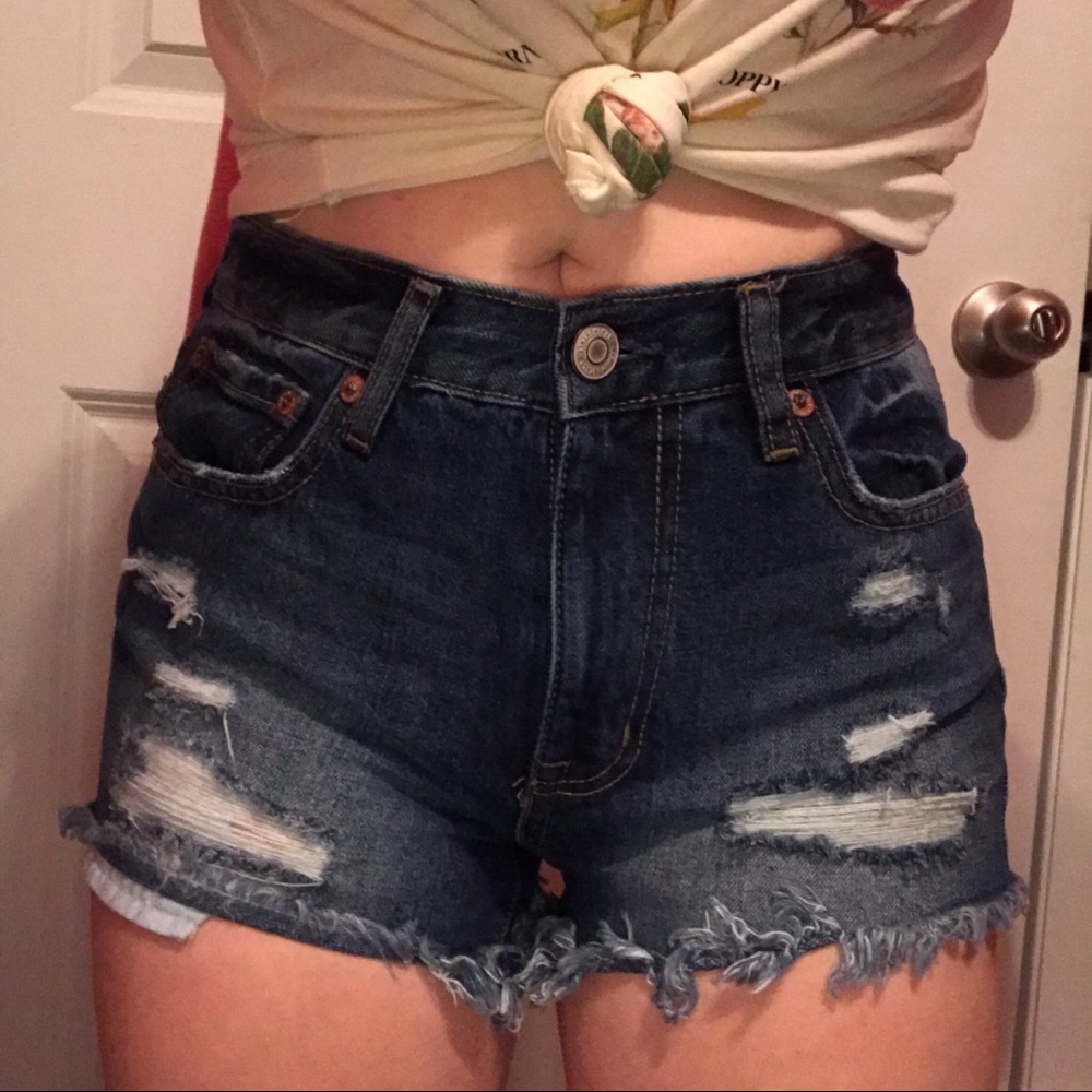 High waisted shorts